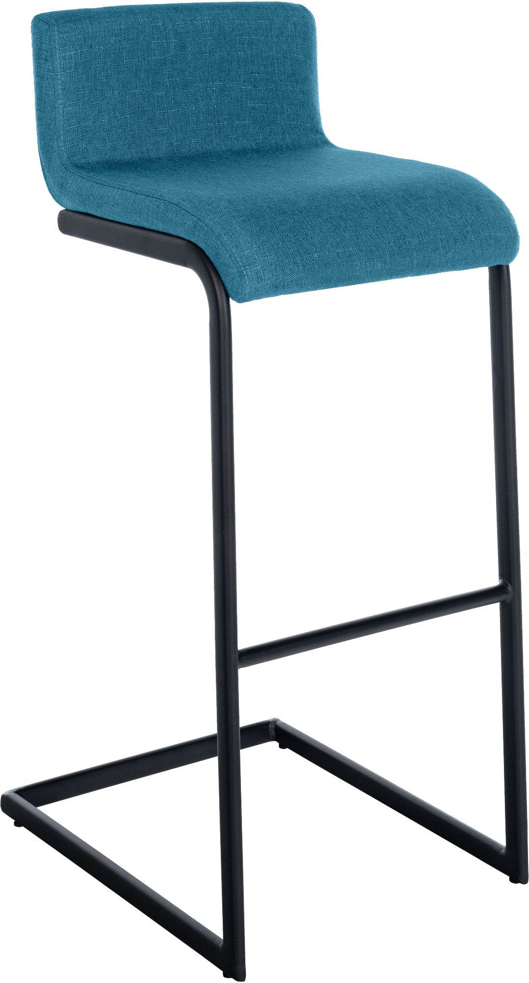 Set van 2 barkrukken Newport zwart metalen frame