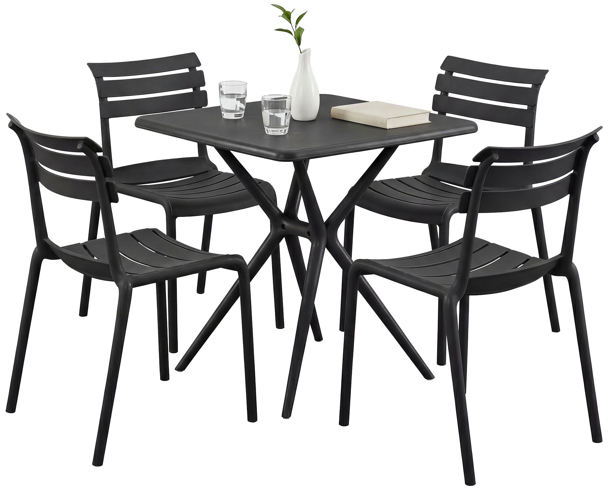 Tuinmeubelset Vela met 4 Stoelen