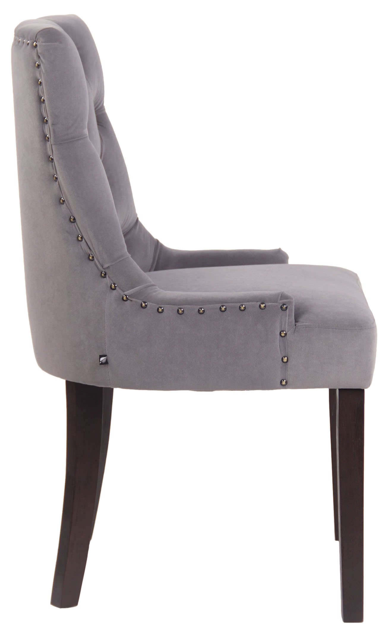 Set van 4 eetkamerstoelen Aberdeen Fluweel