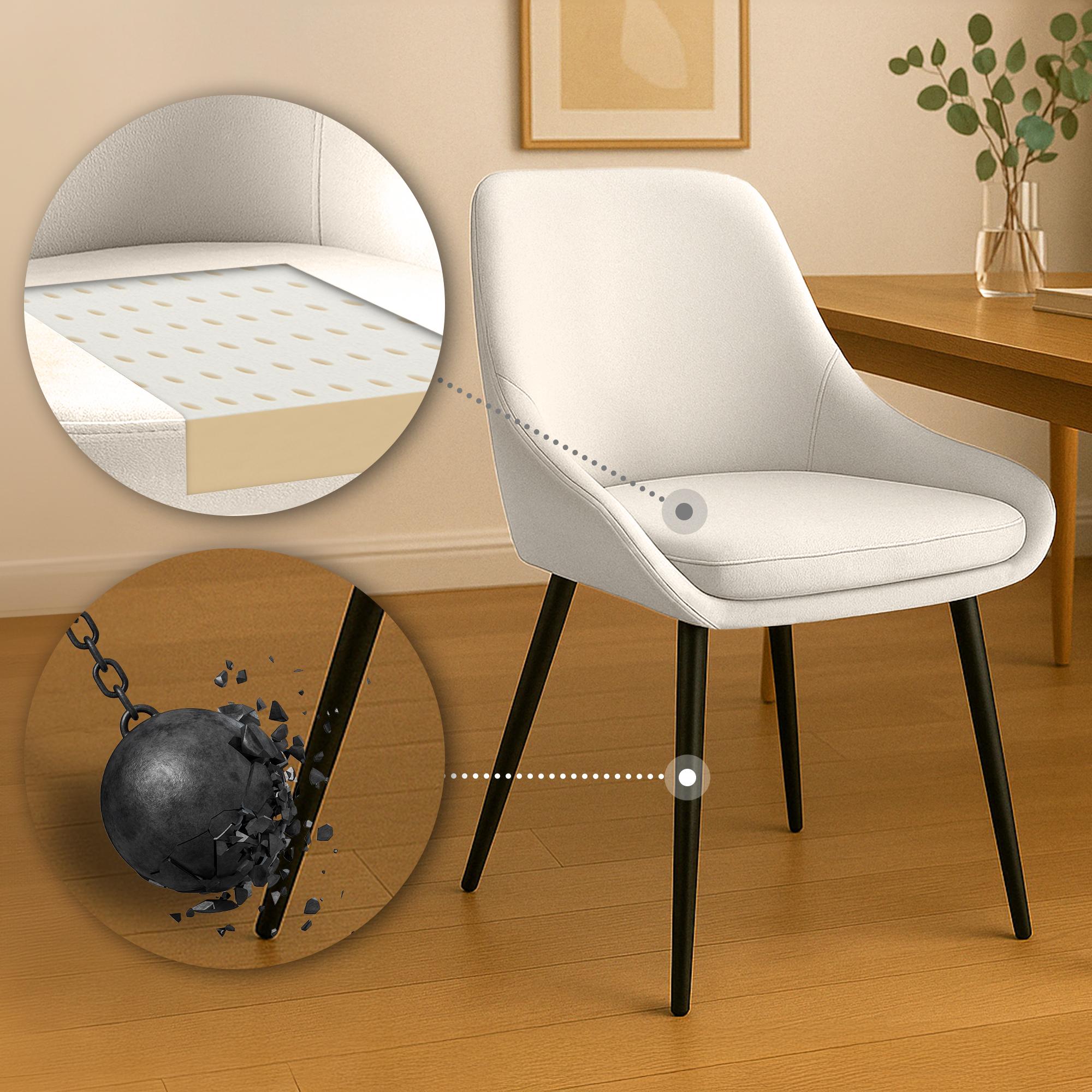 Set van 2 eetkamerstoelen Elmira