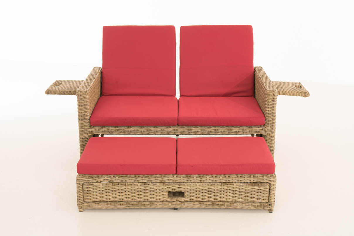 Wicker Loungebank ANCONA 5mm