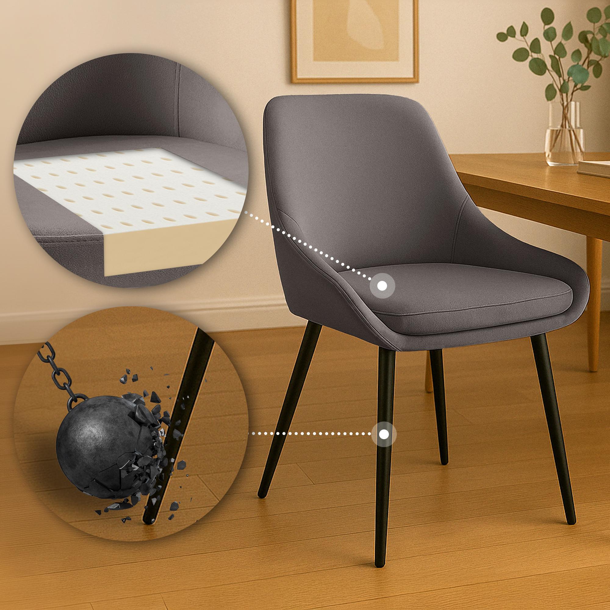 Set van 2 eetkamerstoelen Elmira