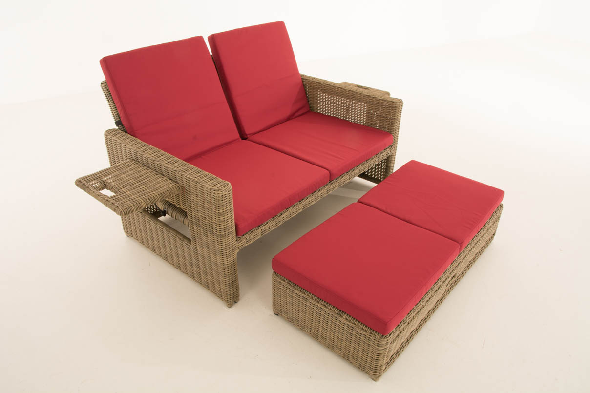 Wicker Loungebank ANCONA 5mm