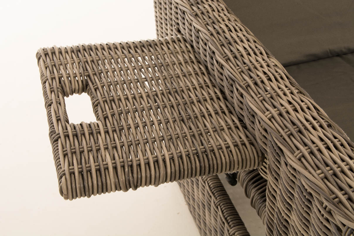 Wicker Loungebank ANCONA 5mm