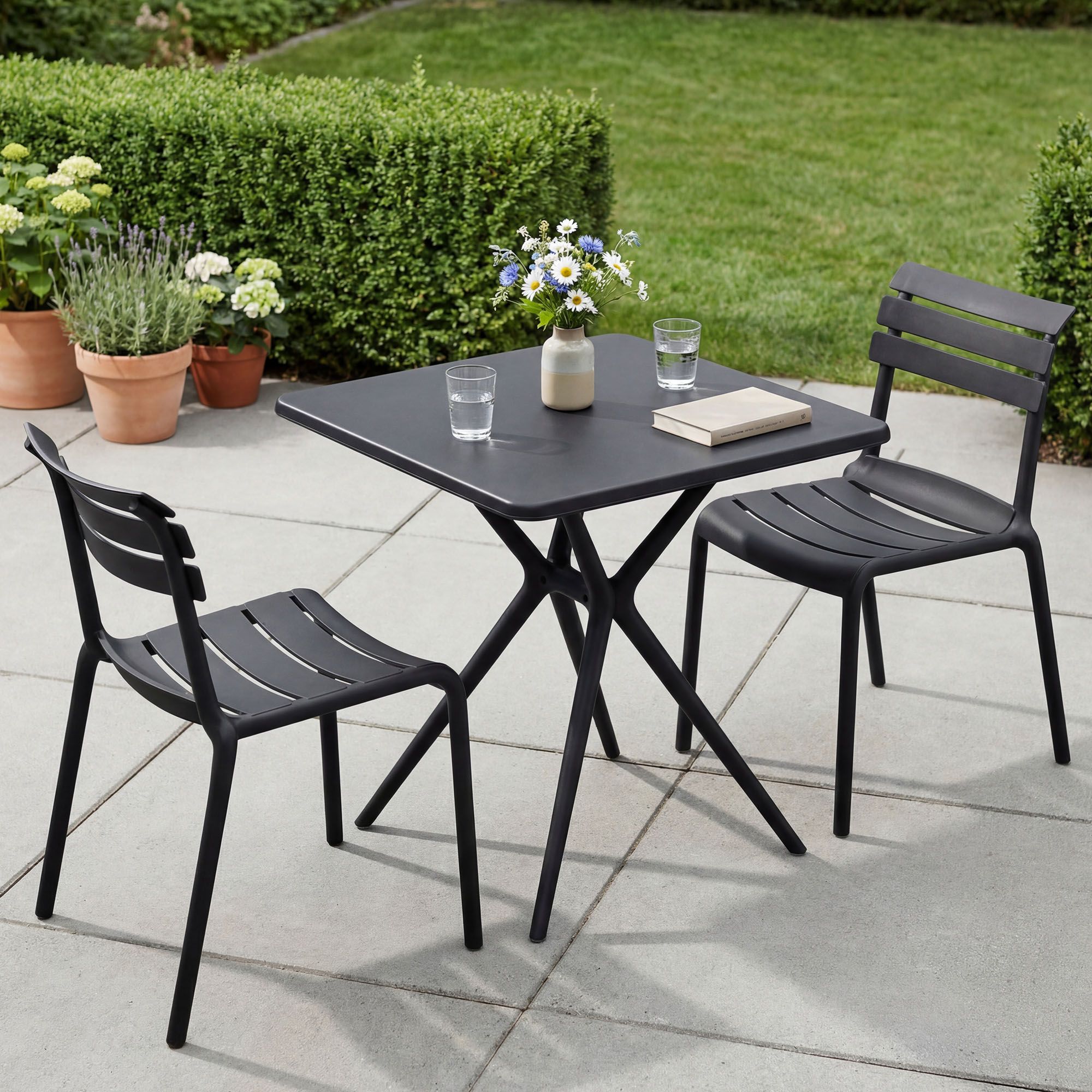 Tuinset Vela met 2 stoelen