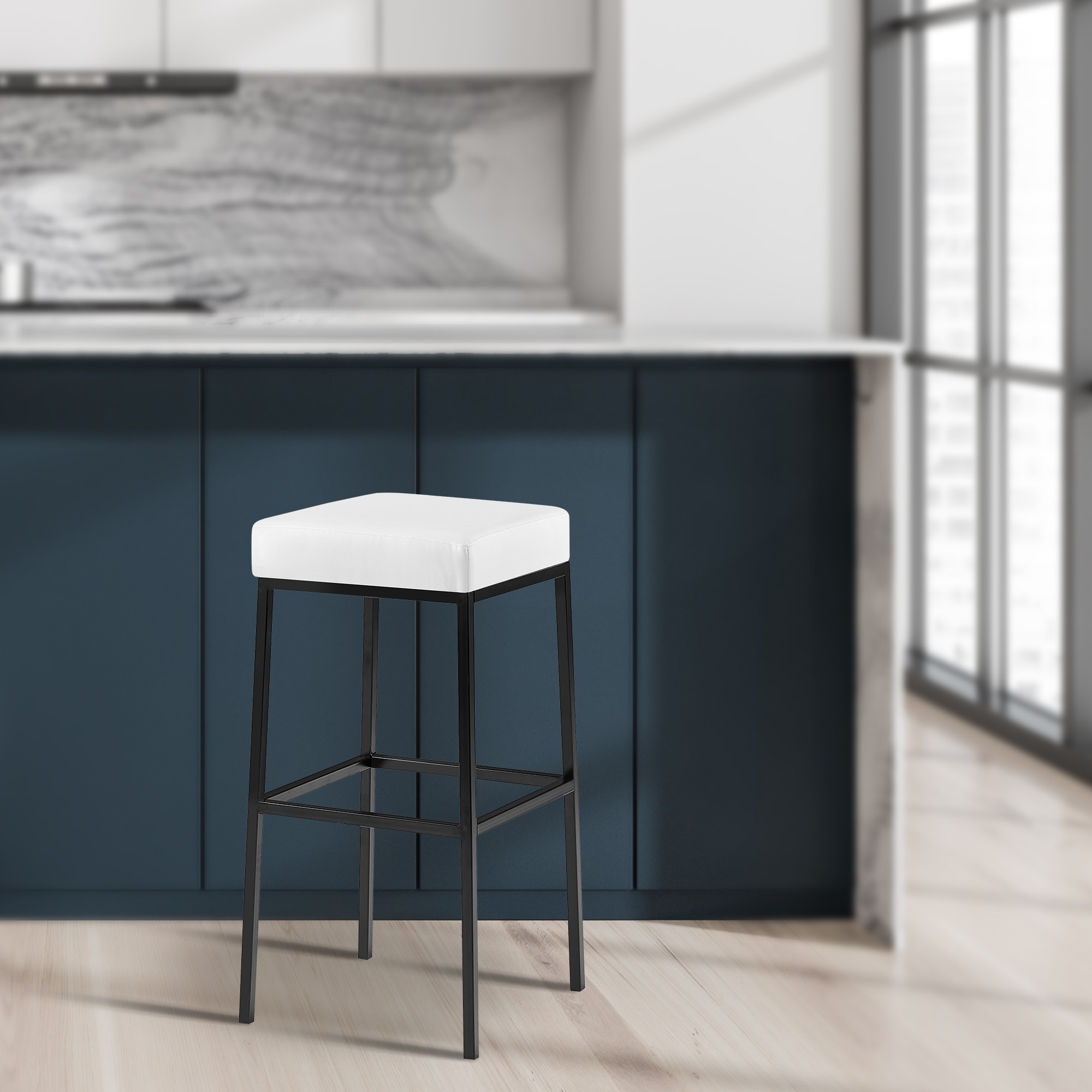 Barkruk Montreal kunstleer bekleding