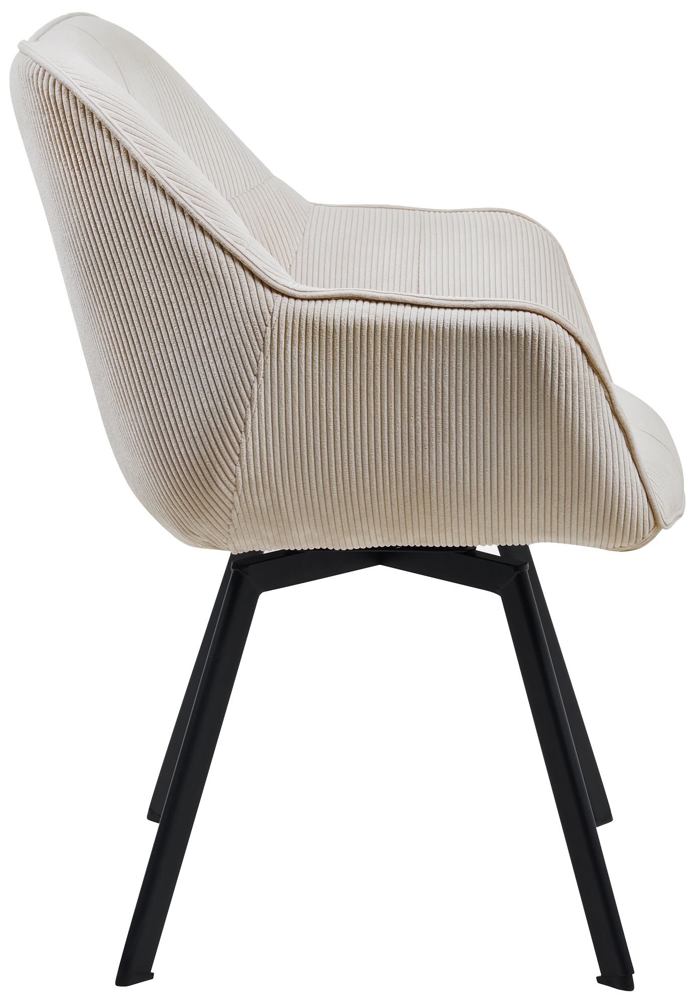 Set van 2 eetkamerstoelen Jordi Cord