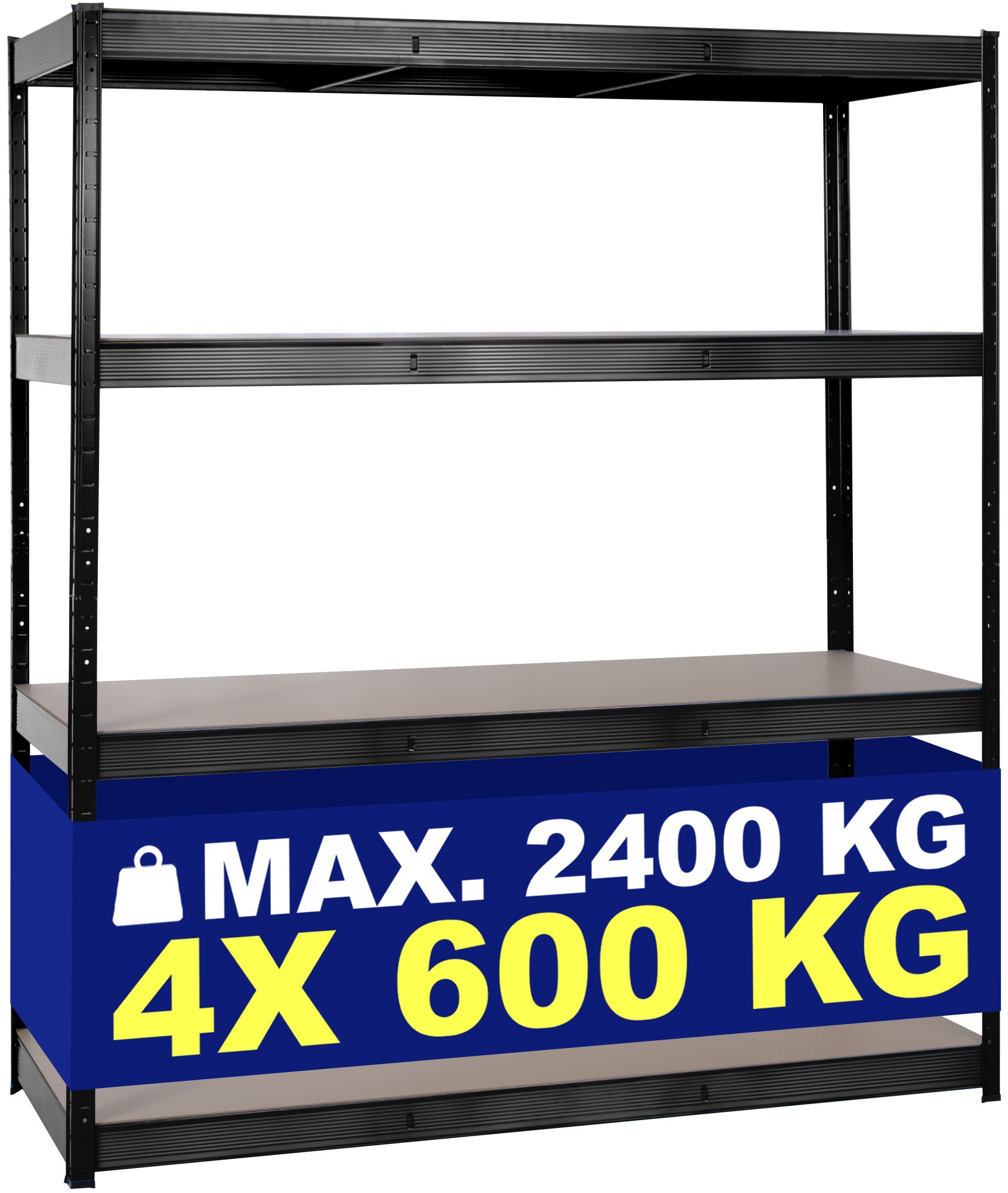 Zware stellingkast 160 x 180 x 60 cm