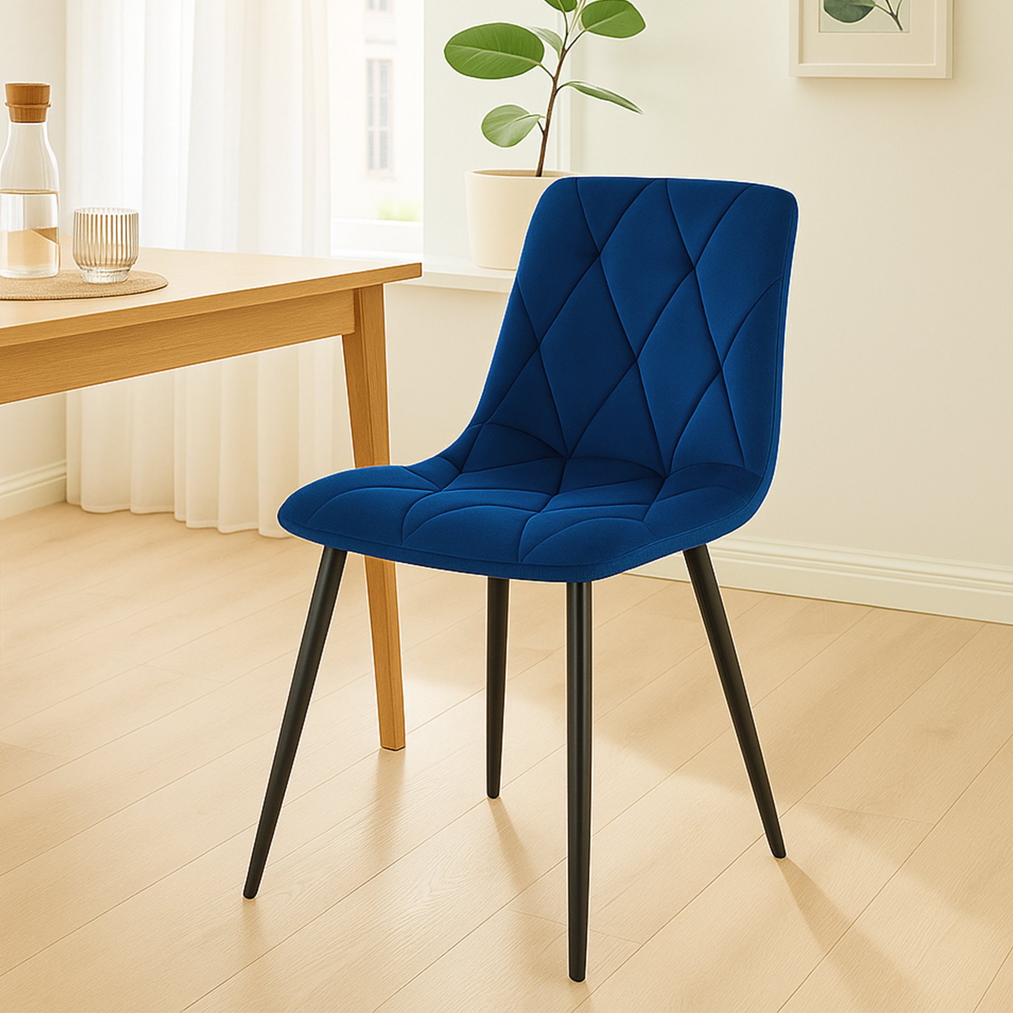 Set van 2 Eetkamerstoelen Clairton