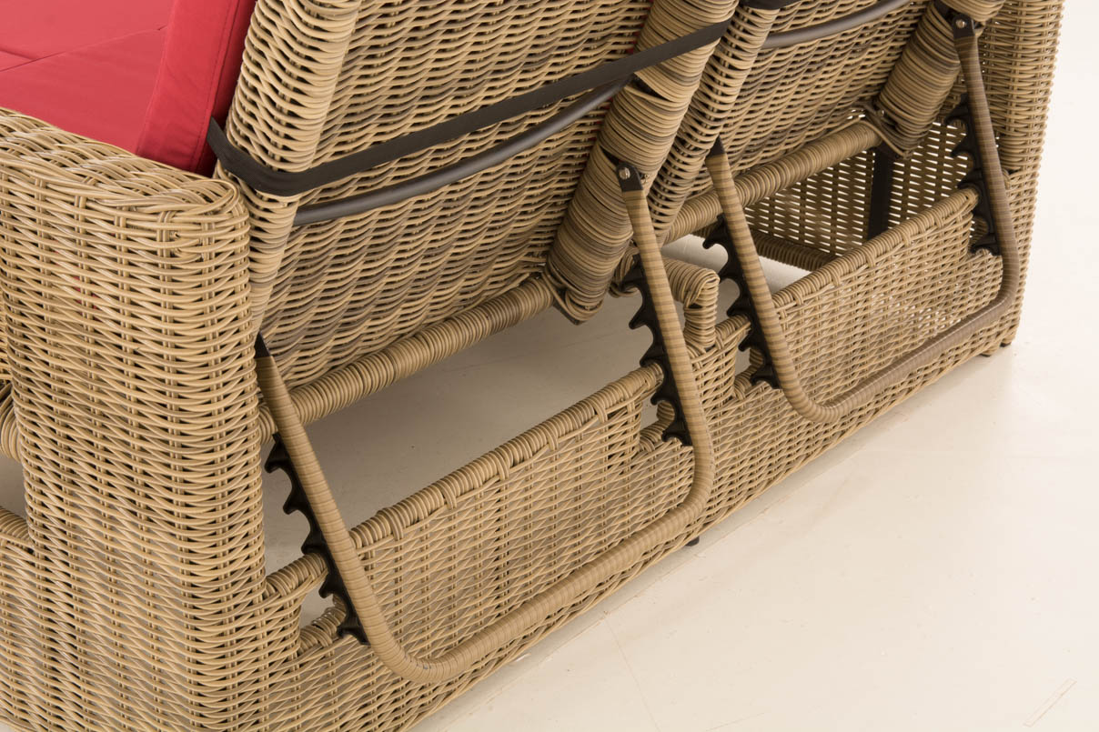 Wicker Loungebank ANCONA 5mm
