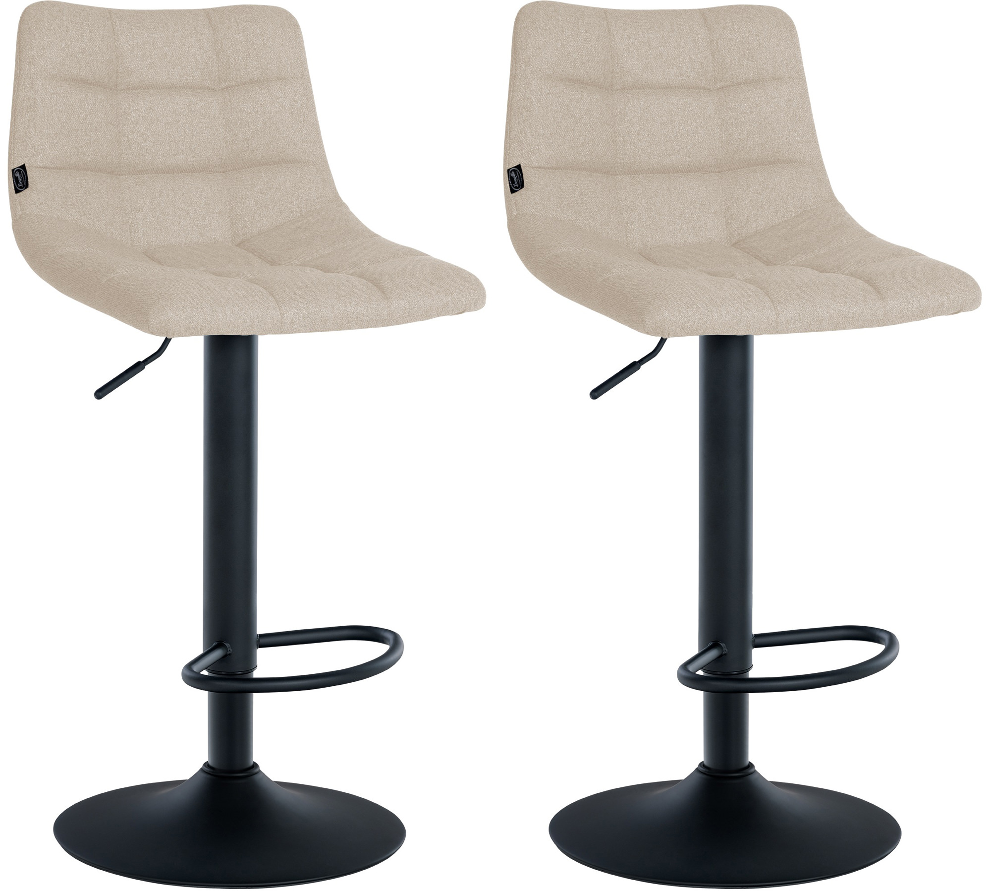 Set van 2 barkrukken Jerry stof