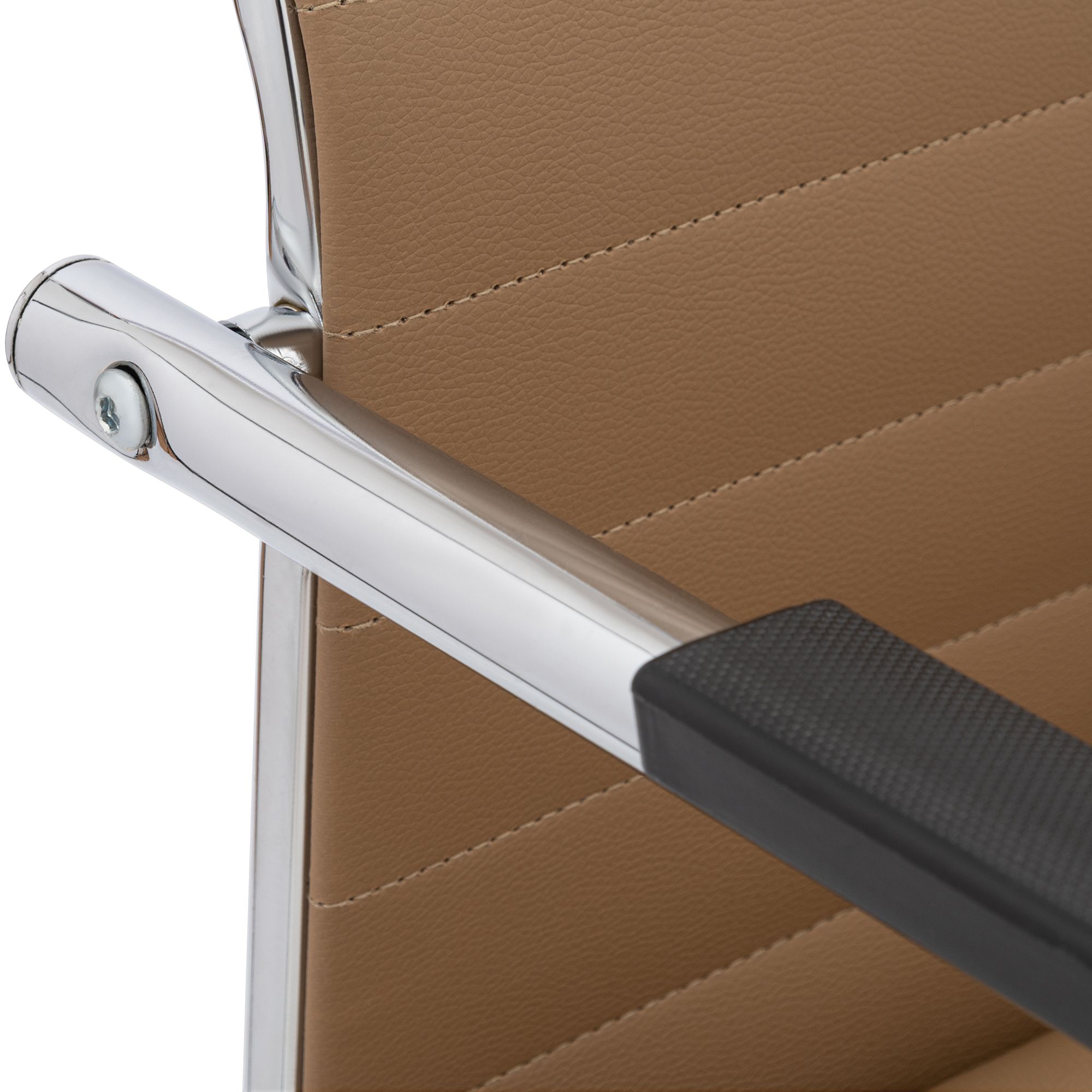 Set van 2 eetkamerstoelen Hakon lederlook