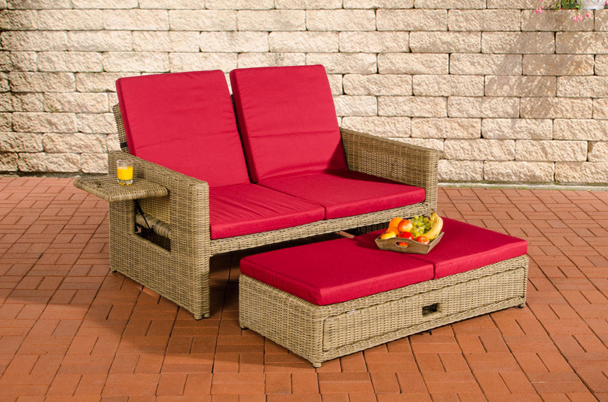 Wicker Loungebank ANCONA 5mm