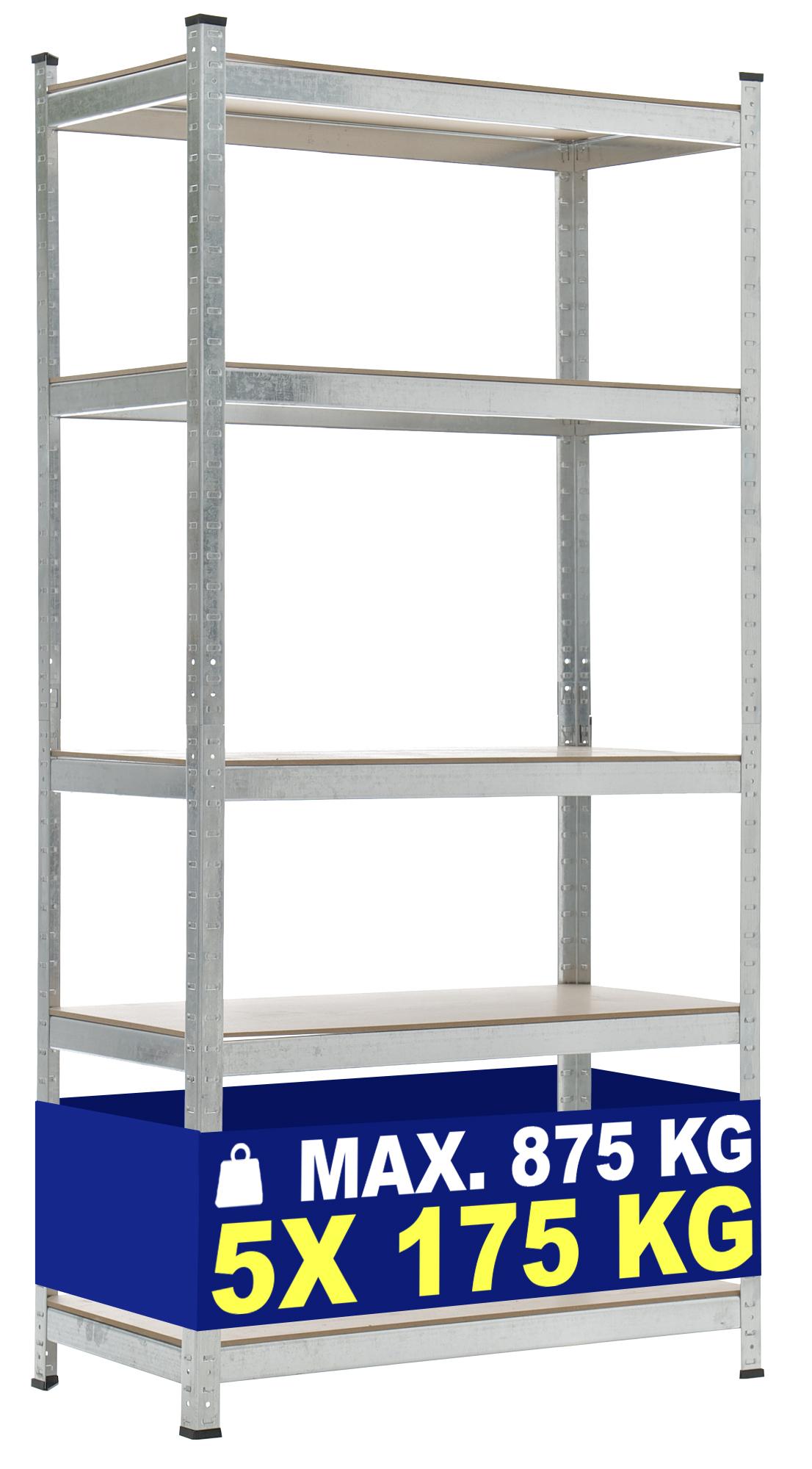 Magazijnstelling 90x40x180 cm