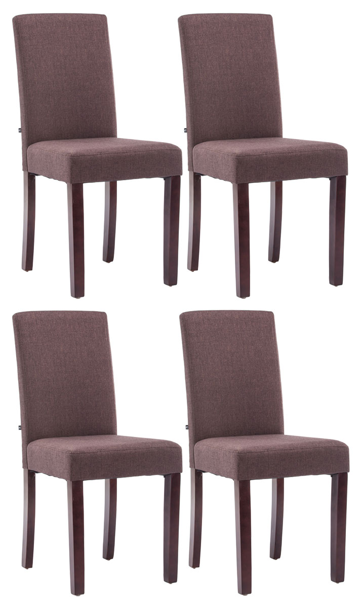 Set van 4 Eetkamerstoel Ina Stof