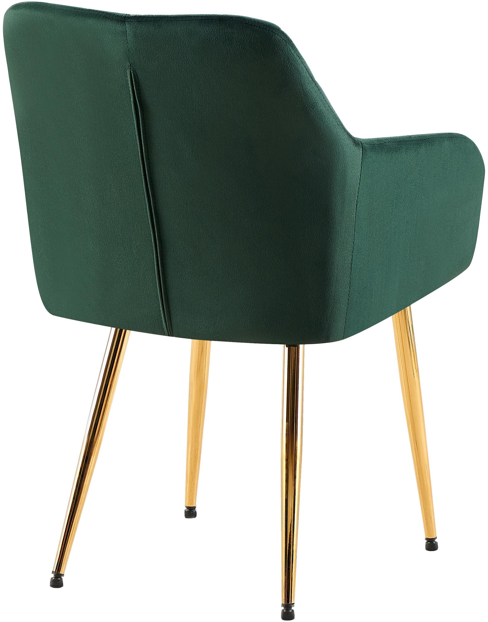 Set van 2 eetkamerstoelen Monett fluweel