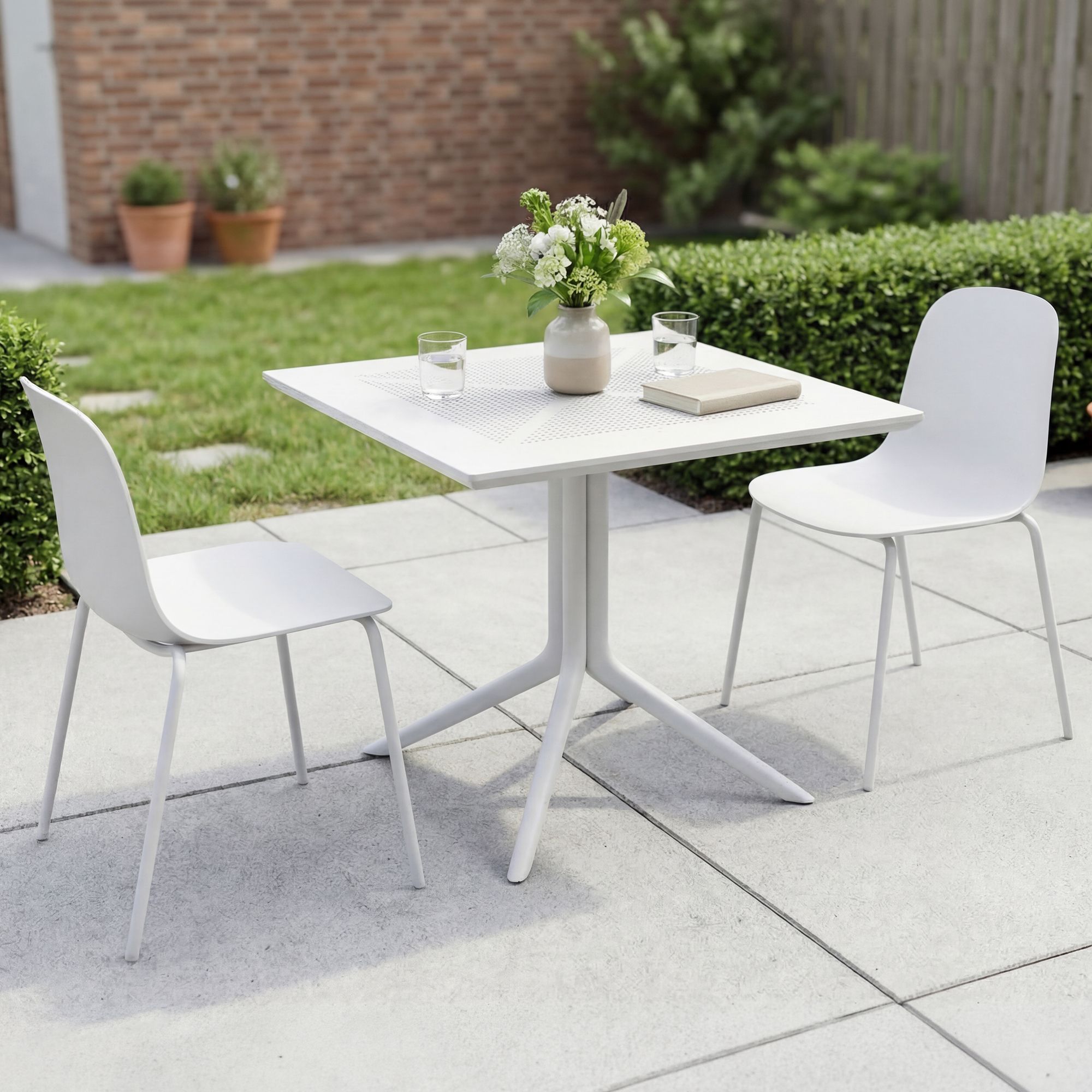 Tuinmeubelset Zeron met 2 stoelen