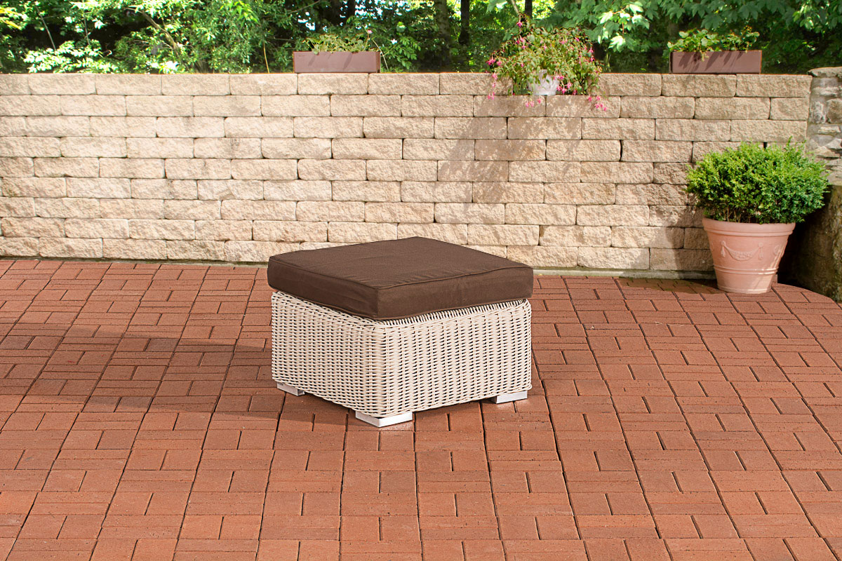 Polyrattan hocker Bilbao / Madeira
