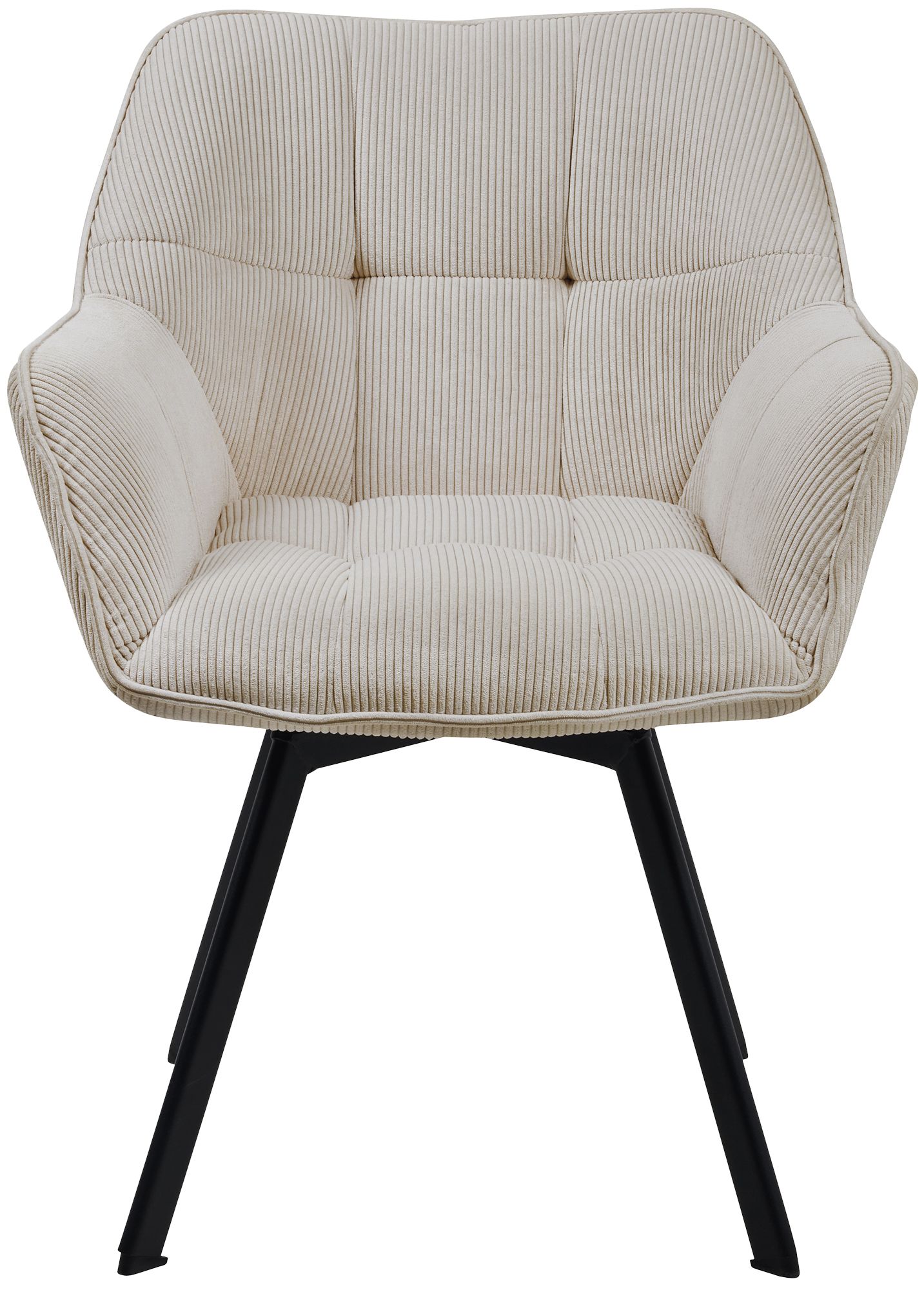 Set van 2 eetkamerstoelen Jordi Cord