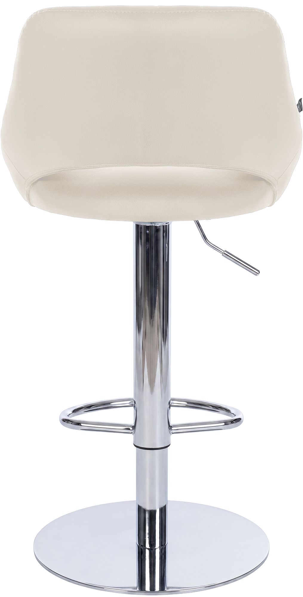 Set van 2 barkrukken Milet chroom met extra zware voet