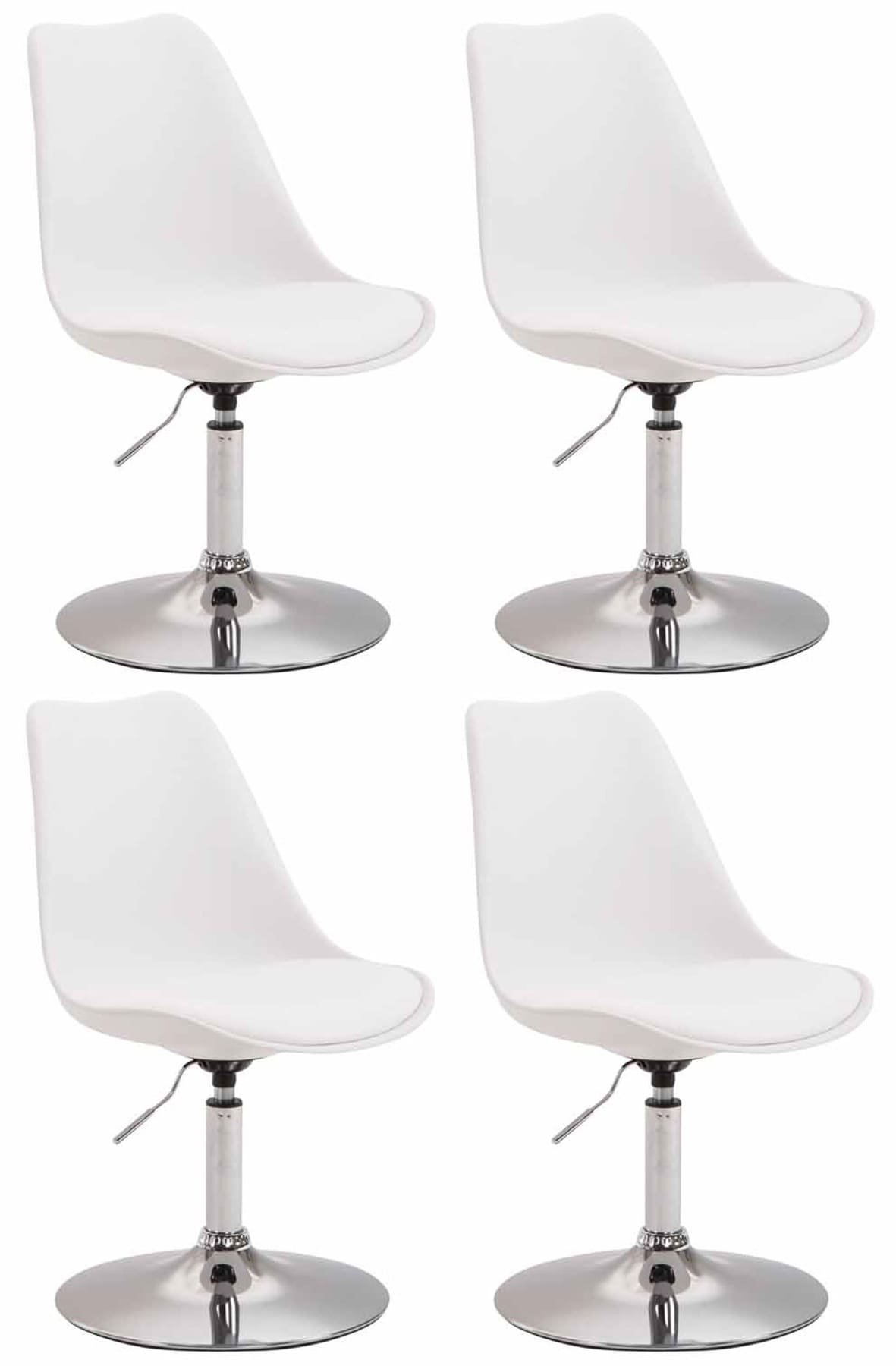 Set van 4 eetkamerstoelen Maverick - Kunststof