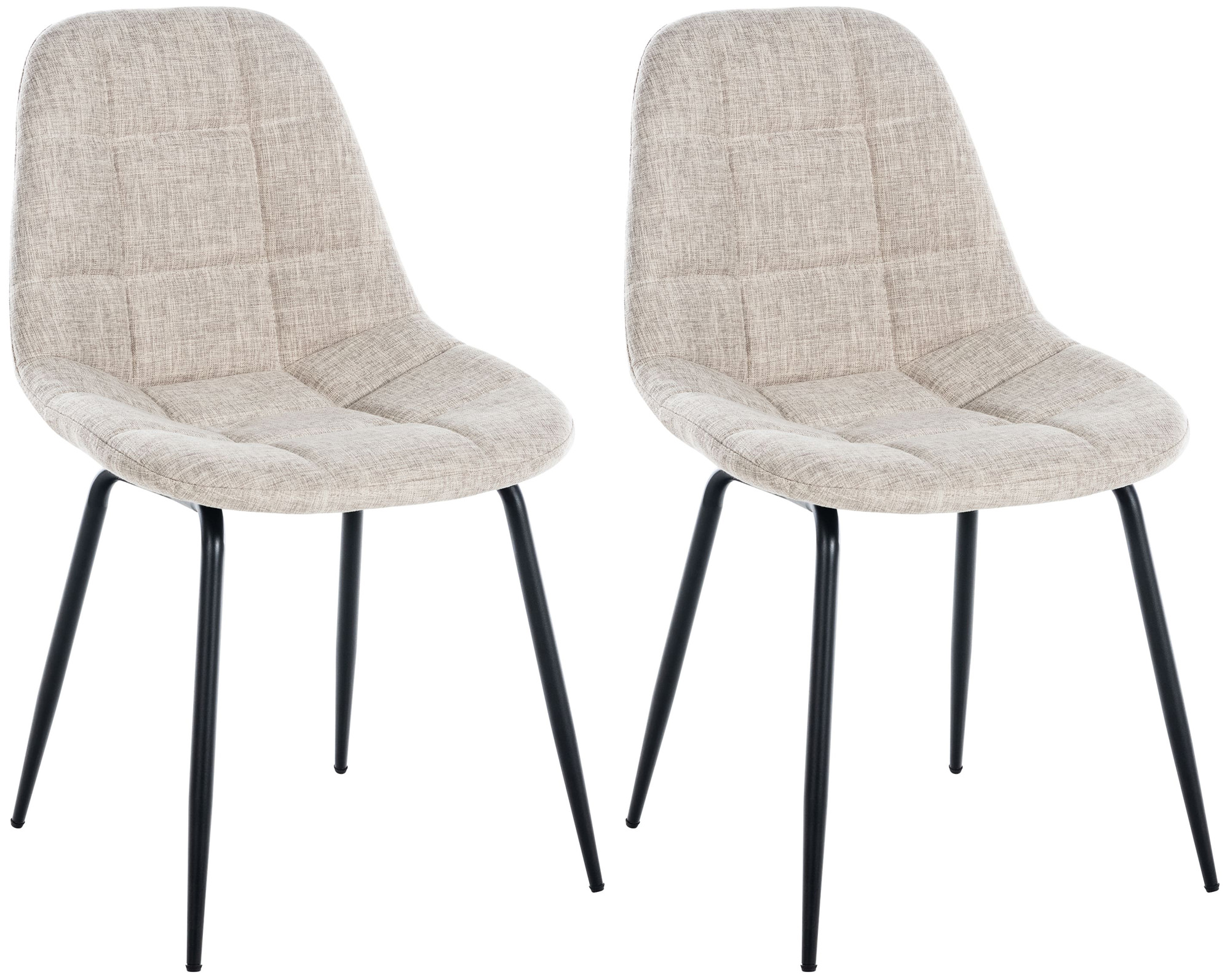 Set van 2 Eetkamerstoelen Tom