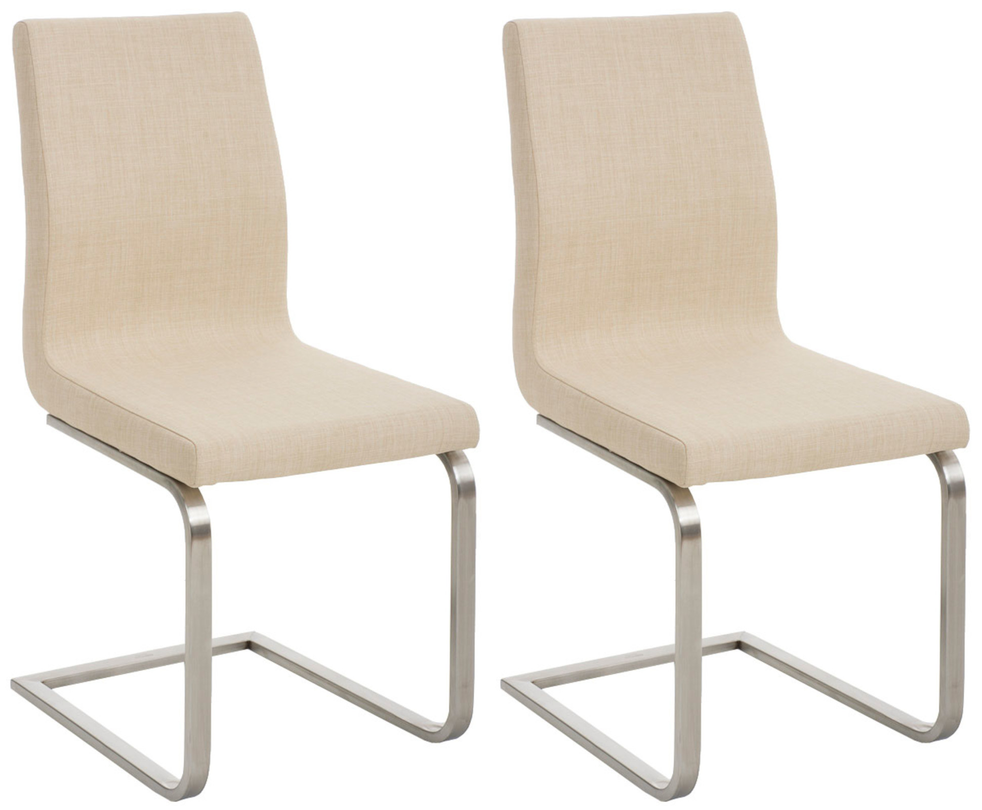 Set van 2 eetkamerstoelen Belfort stof