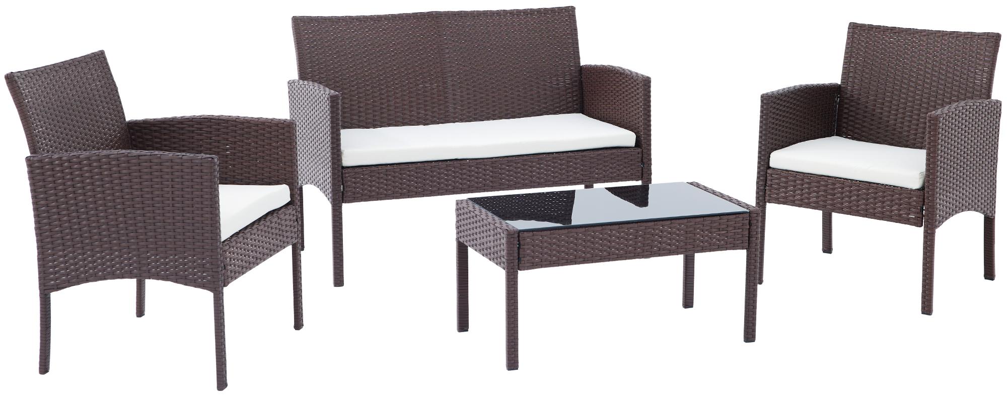 Loungeset Ramunda Polyrattan