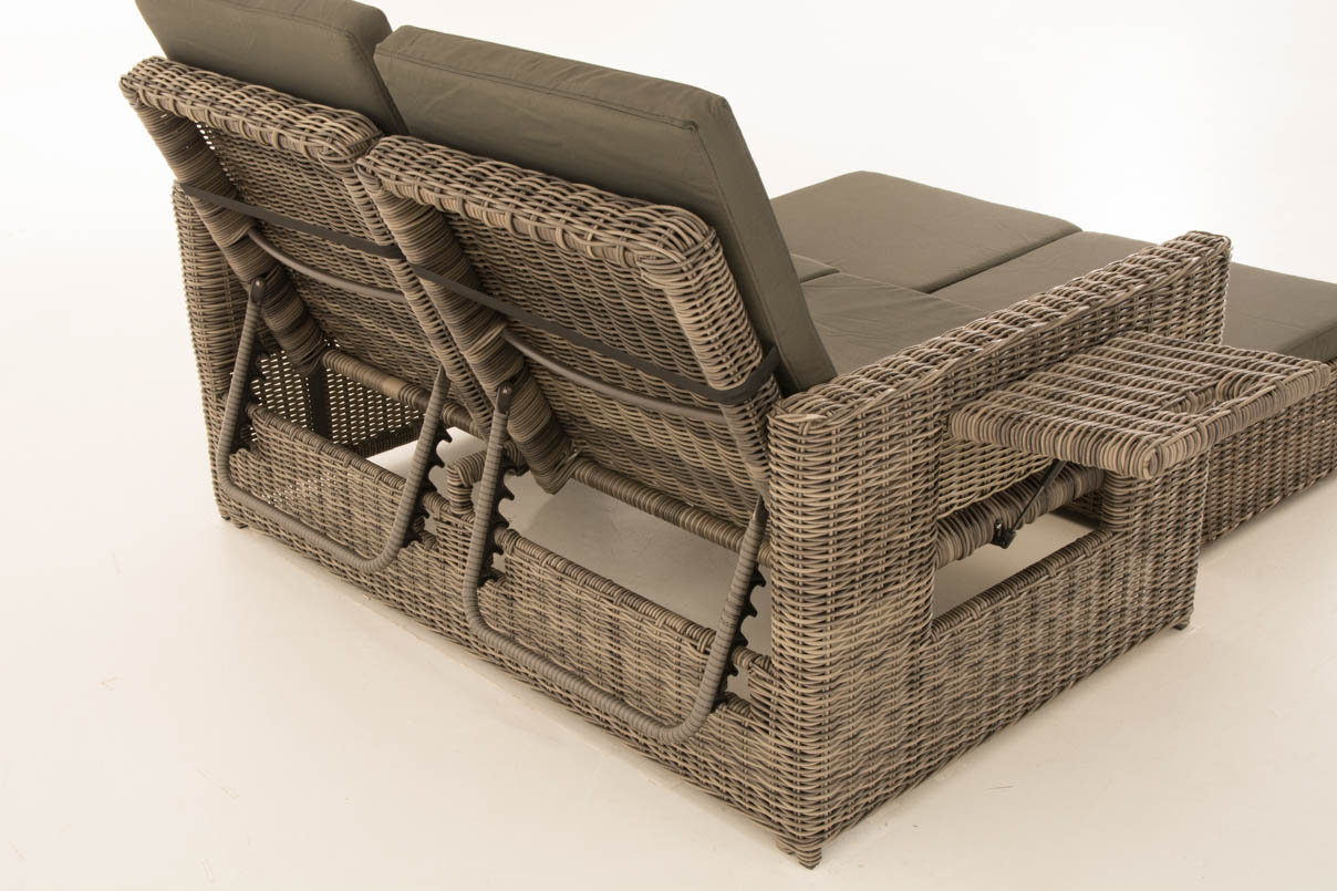 Wicker Loungebank ANCONA 5mm
