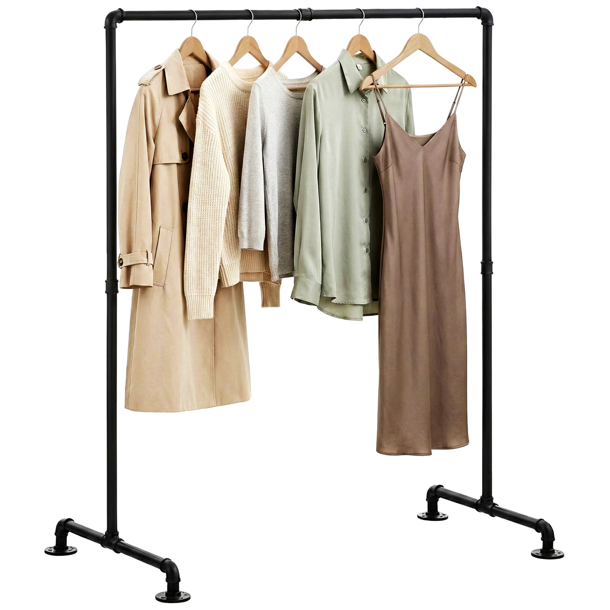 Kledingrek Jersey - Industrieel Design Garderoberek | Stabiel & Ruimtebesparend