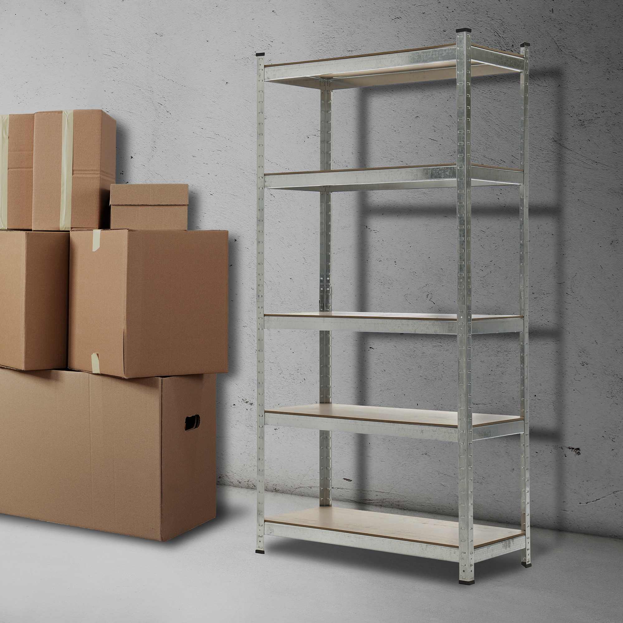 Magazijnstelling 90x40x180 cm