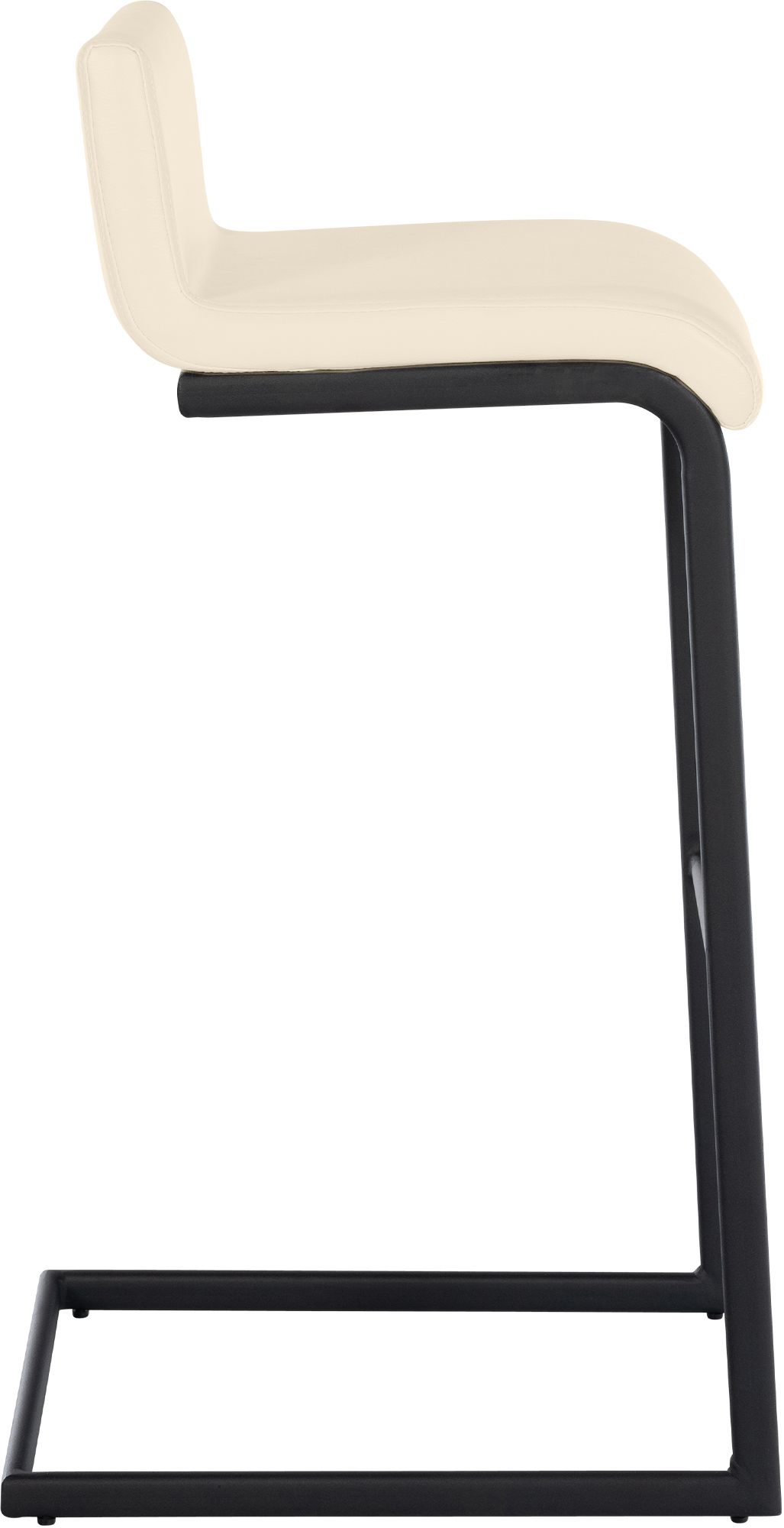Set van 2 barkrukken Newport zwart metalen frame