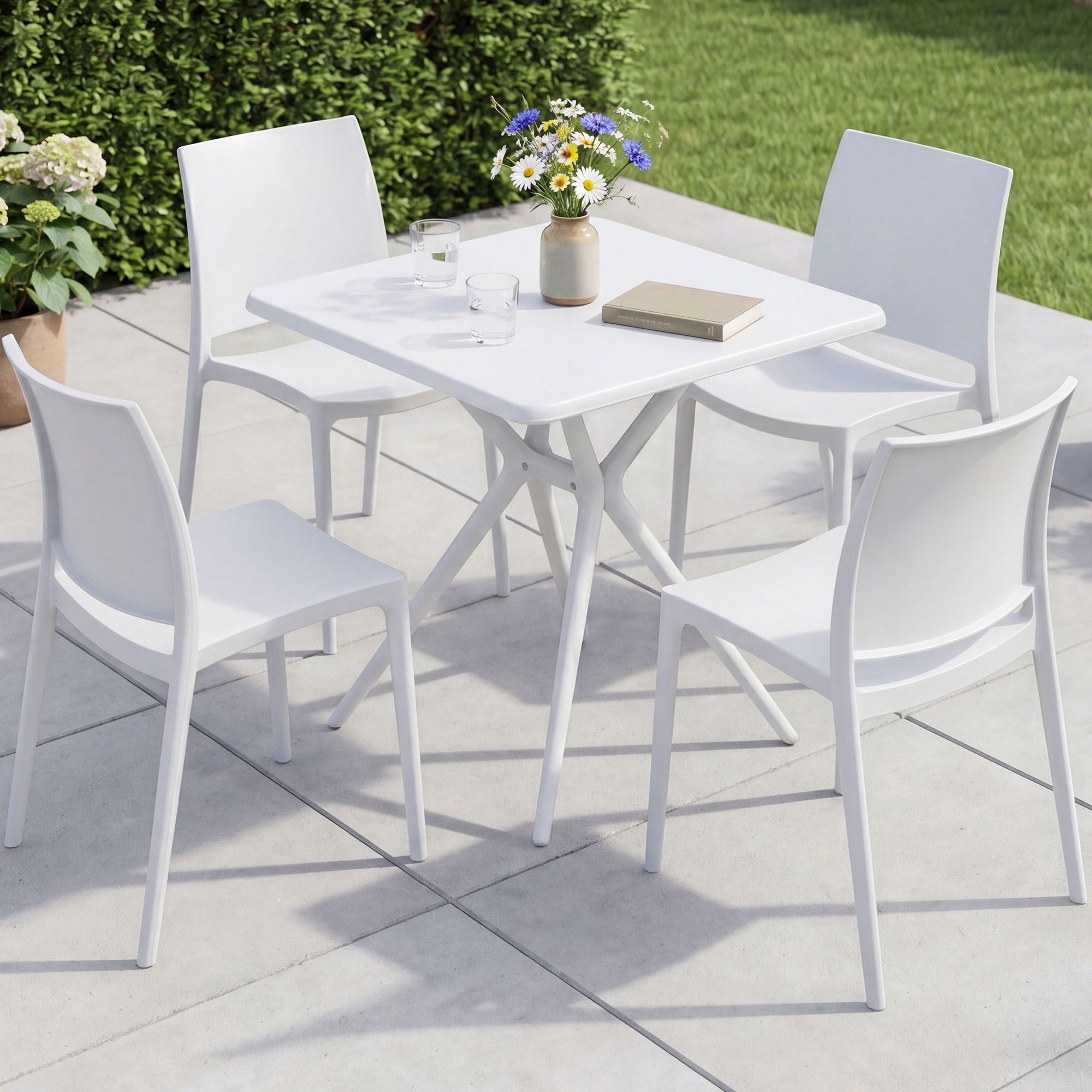 Tuinset Amino met 4 stoelen