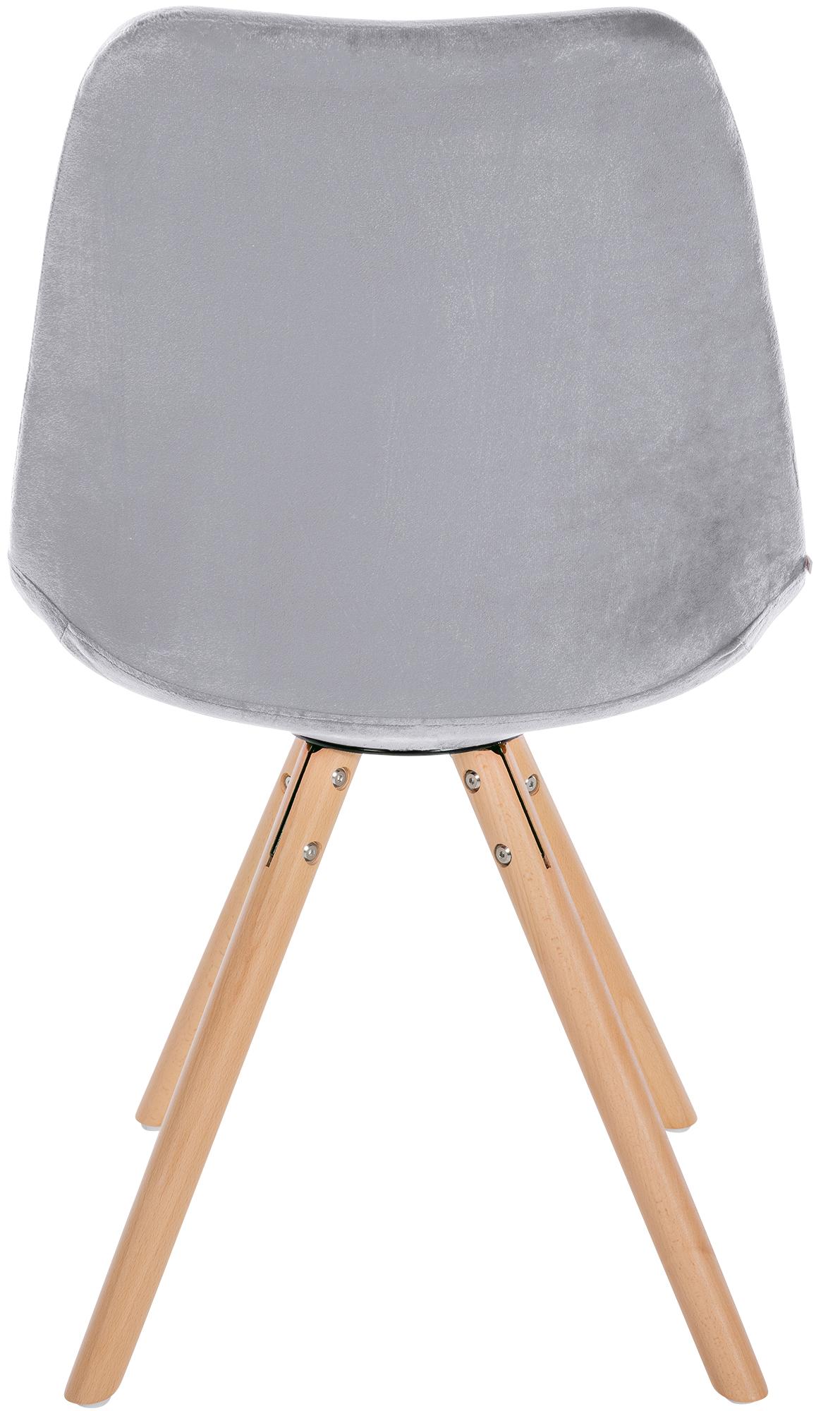 Set van 4 eetkamerstoelen Sofia fluweel
