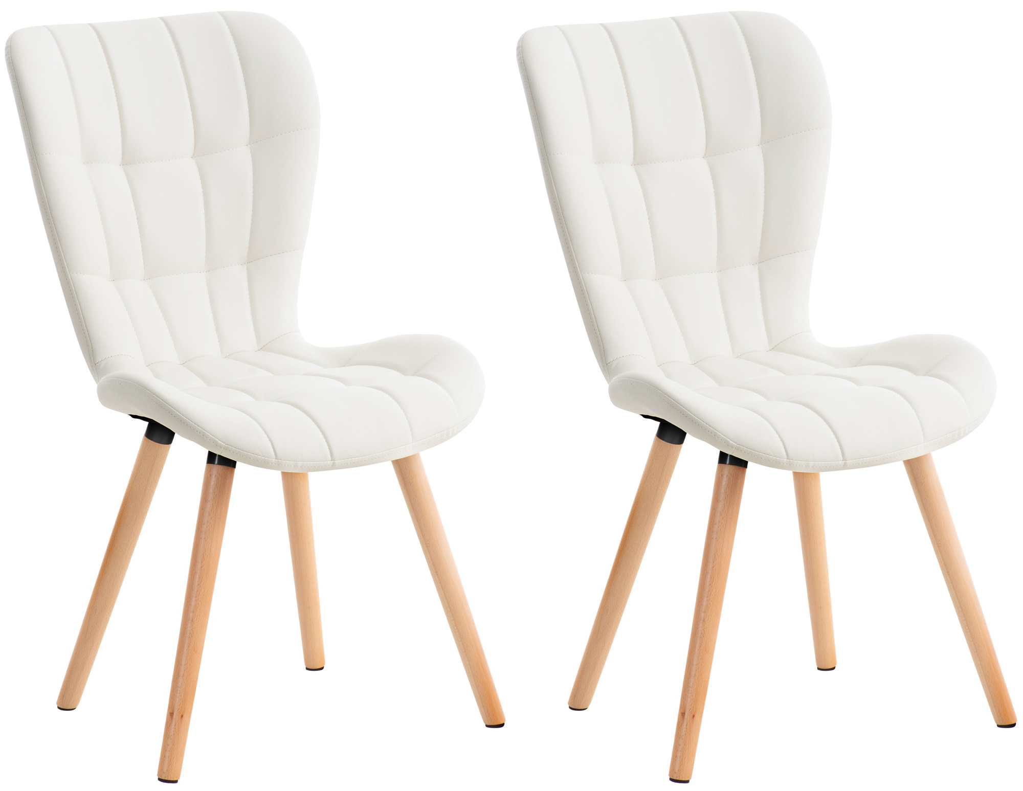 Set van 2 eetkamerstoelen Elda