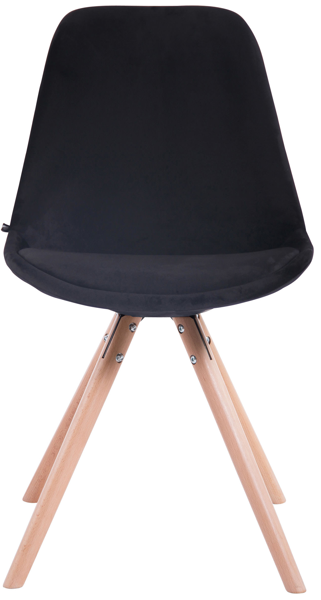 Set van 4 Stoelen Toulouse Rond frame - Fluweel