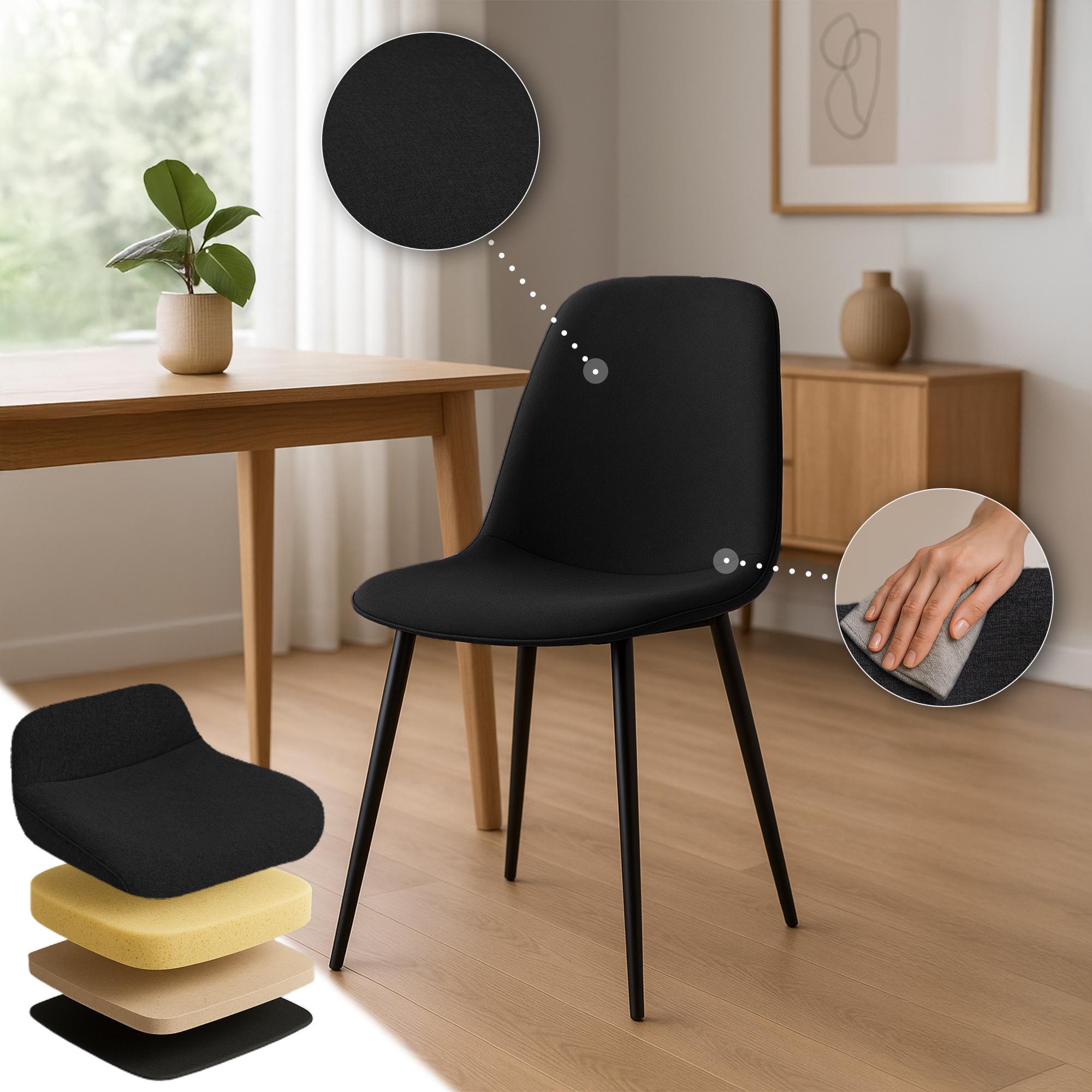 Set van 2 eetkamerstoelen Maryam