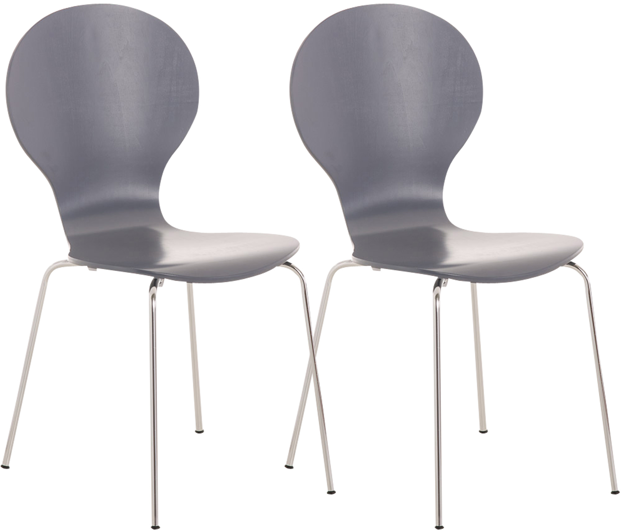 Set van 2 stapelstoelen Diego