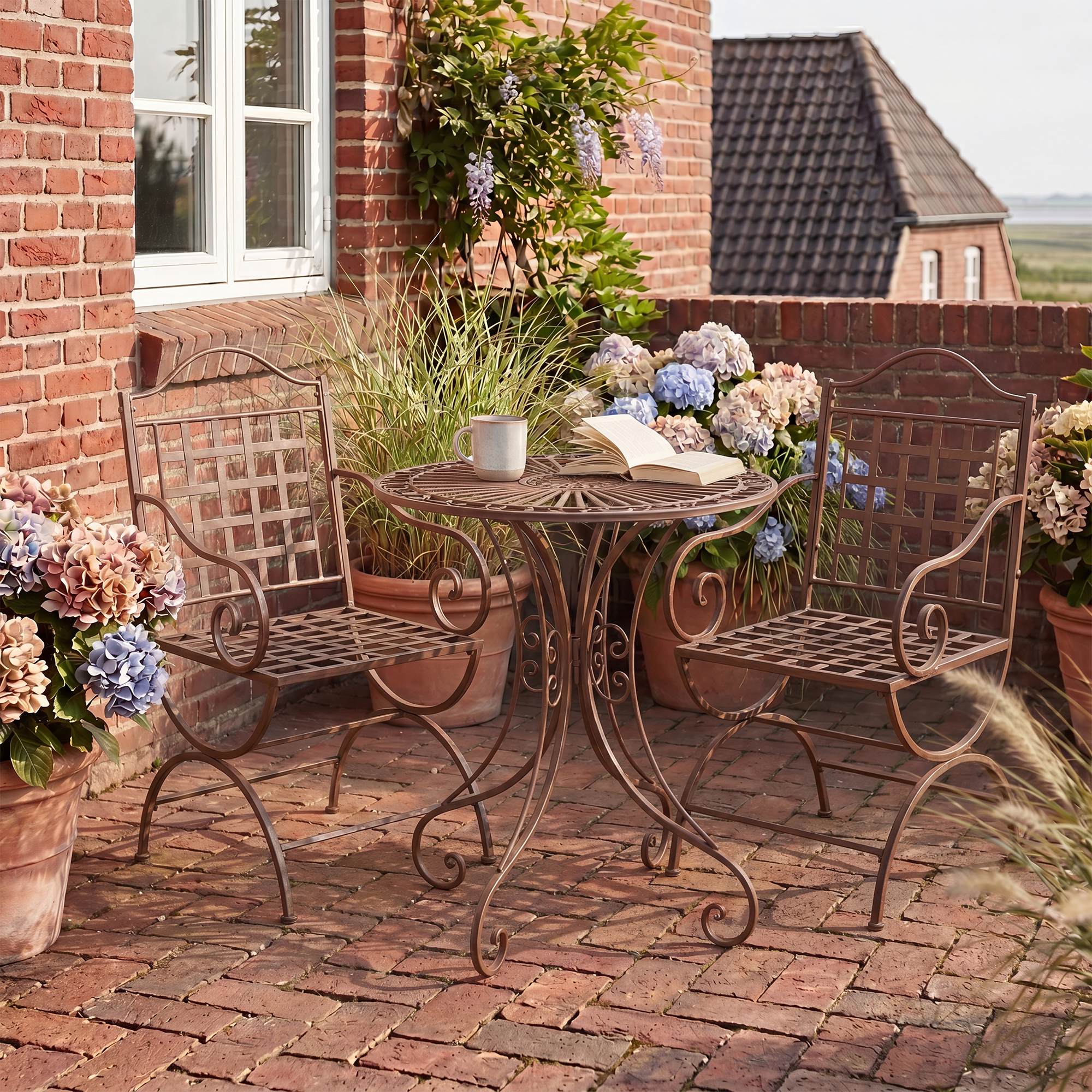Tuinmeubelset Viro met 2 stoelen