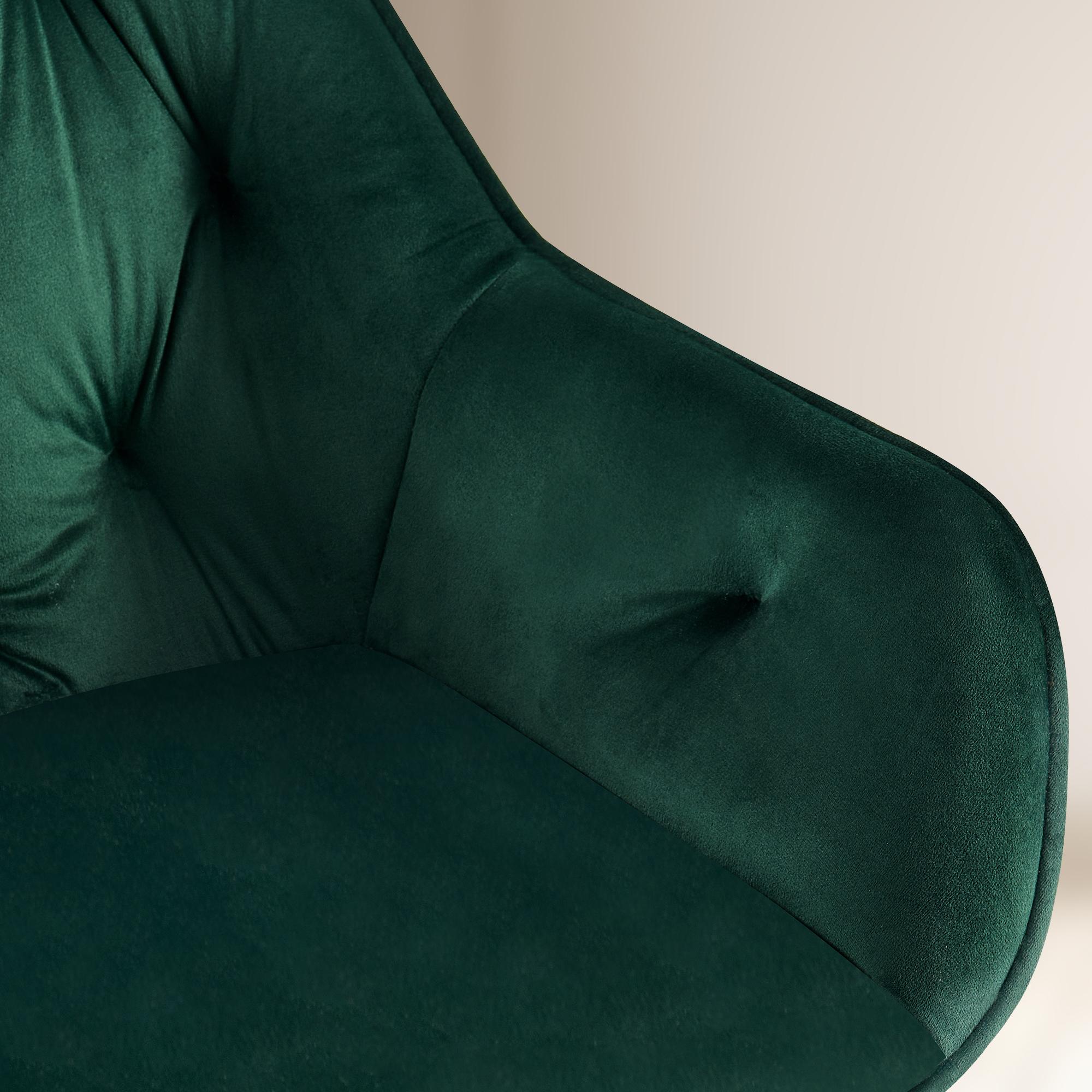 Eetkamerstoel Cassis met fluwelen bekleding