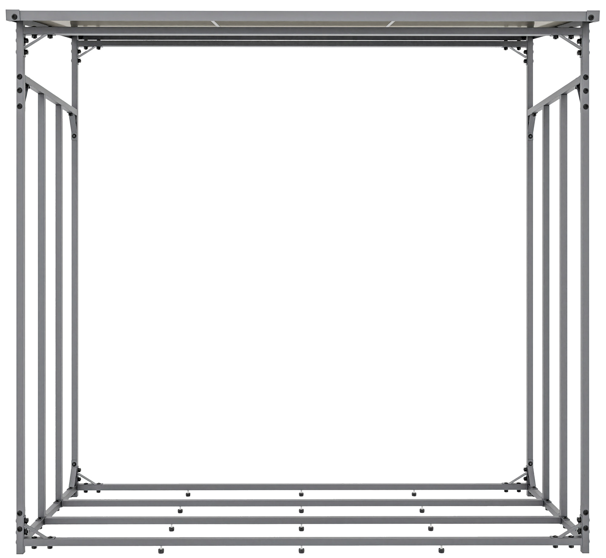 Houtopslag Ruston Aluminium + Cover