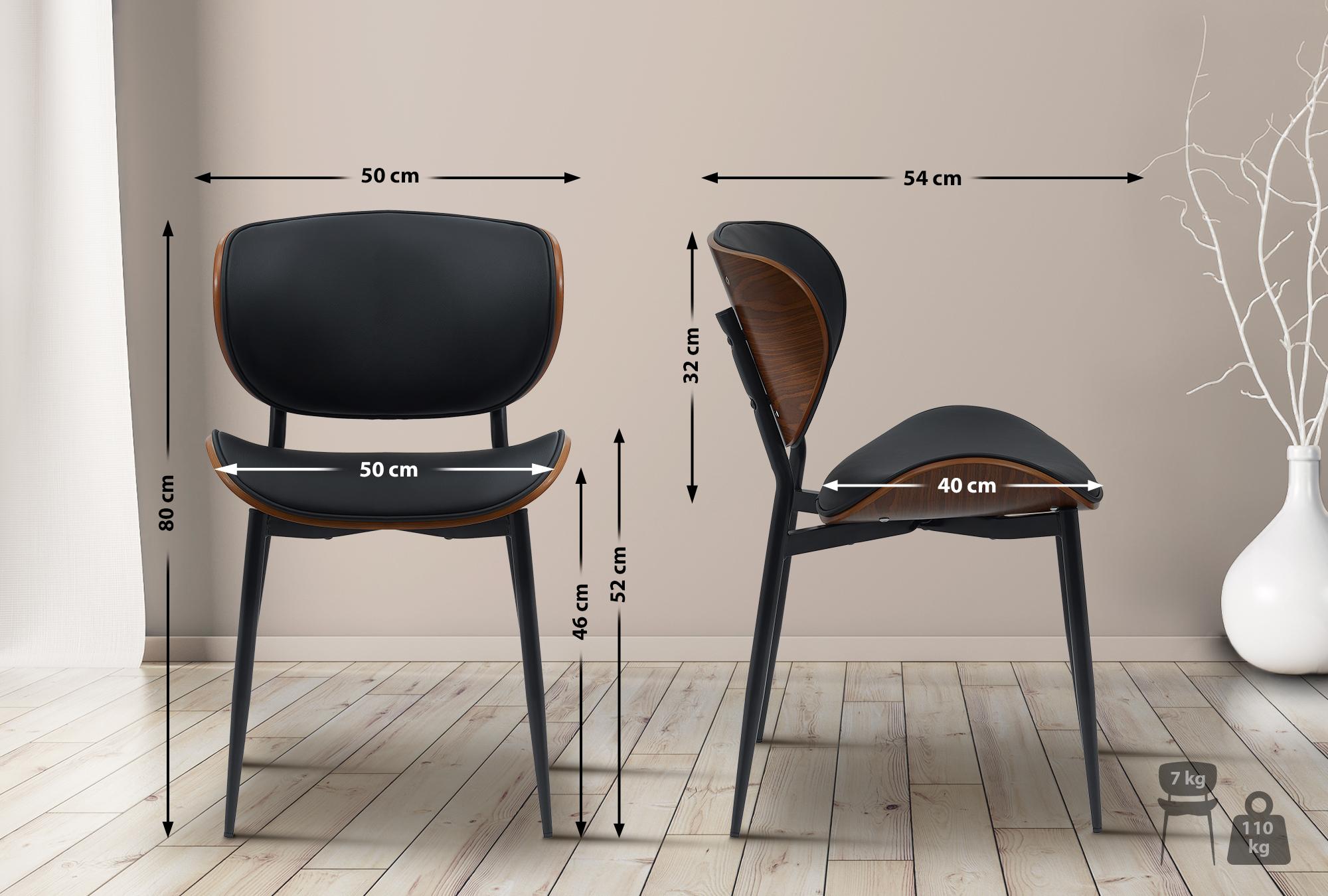 Set van 2 Eetkamerstoelen Enid