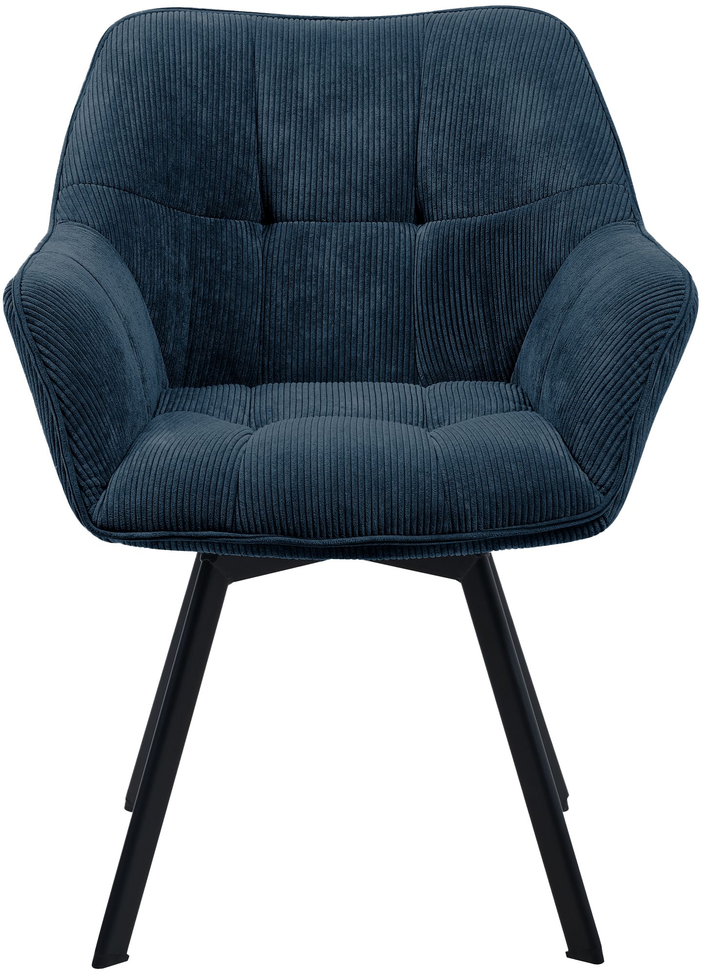 Set van 2 eetkamerstoelen Jordi Cord